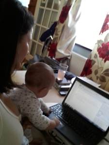 Writing with Baby1