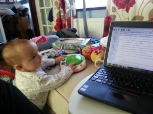 Writing with Baby3